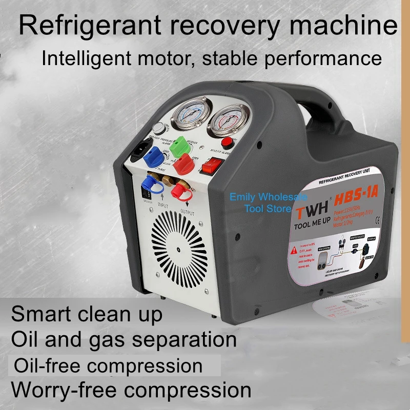 Air conditioning refrigerant recovery machine comes with high and low pressure gauge portable refrigerant recovery machine
Air conditioning refrigerant recovery machine comes with high and low pressure gauge portable refrigerant recovery machine