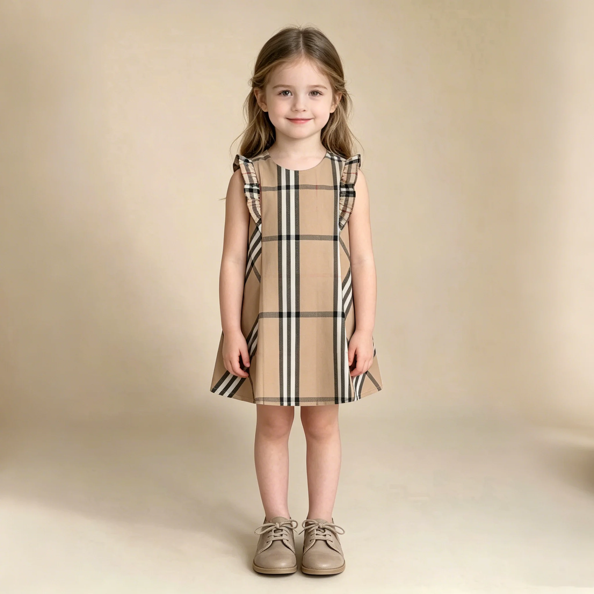 2026 Summer New 2-6Yrs Sleeveless Baby Girl White Dress Children Princess Birthday Dress Striped Plaid Western Style Dress
2026 Summer New 2-6Yrs Sleeveless Baby Girl White Dress Children Princess Birthday Dress Striped Plaid Western Style Dress