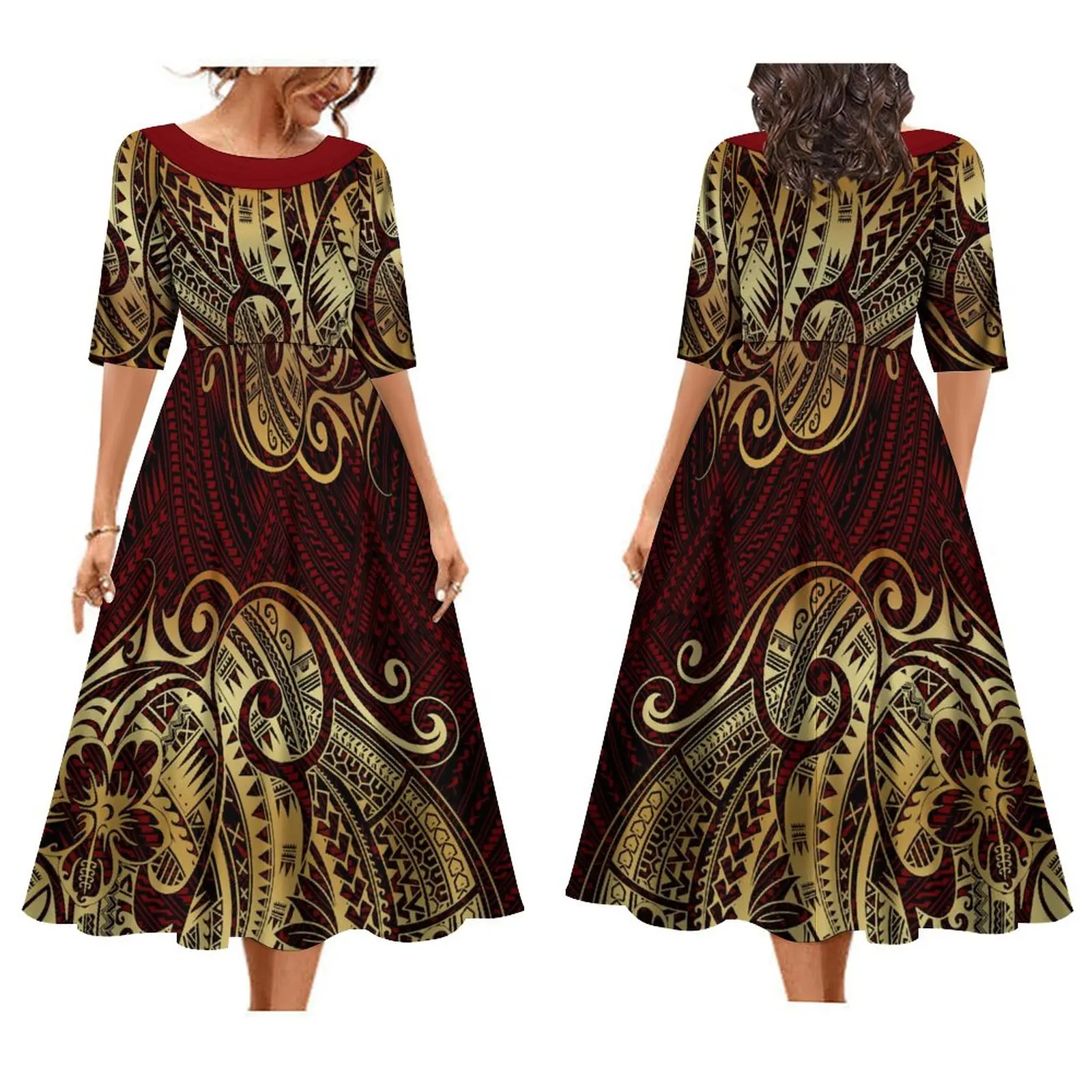 Ladies Polynesian Art Print Quality Fabric Party Dress Ladies Dress Summer Maxi Dress Custom 2023 New Model
Ladies Polynesian Art Print Quality Fabric Party Dress Ladies Dress Summer Maxi Dress Custom 2023 New Model