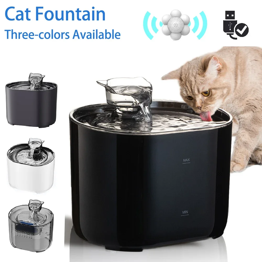 Cat Fountain Pets Water Fountain Cats Dispenser Auto Filter USB Electric Mute Cat Drinker Bowl Recirculate Filtring Drinker
Cat Fountain Pets Water Fountain Cats Dispenser Auto Filter USB Electric Mute Cat Drinker Bowl Recirculate Filtring Drinker