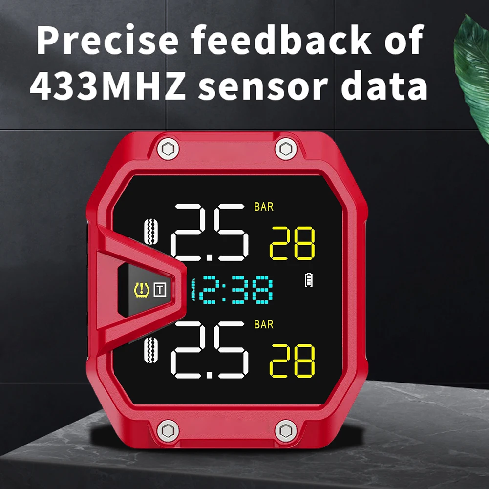 Wireless Tire Pressure Detector USB Port Real-Time Tire Pressure Monitor IP65 Waterproof for Outdoor Cycling Sports Accessories
Wireless Tire Pressure Detector USB Port Real-Time Tire Pressure Monitor IP65 Waterproof for Outdoor Cycling Sports Accessories