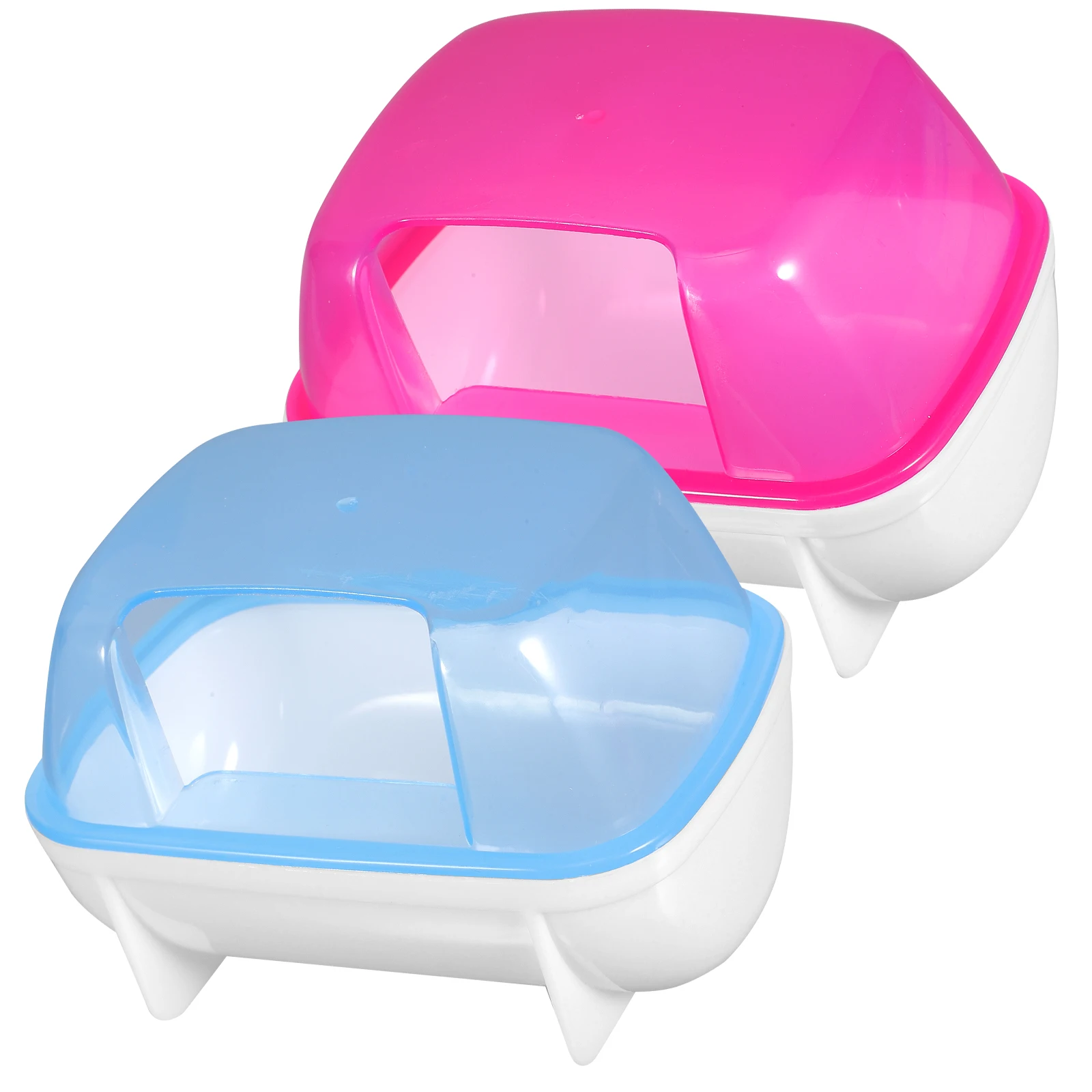 2Pcs Small Pet Sand Bath Friendly Plastic Durable Craft Hamster Chinchilla Cage Supplies Accessories Bath House Pet
2Pcs Small Pet Sand Bath Friendly Plastic Durable Craft Hamster Chinchilla Cage Supplies Accessories Bath House Pet