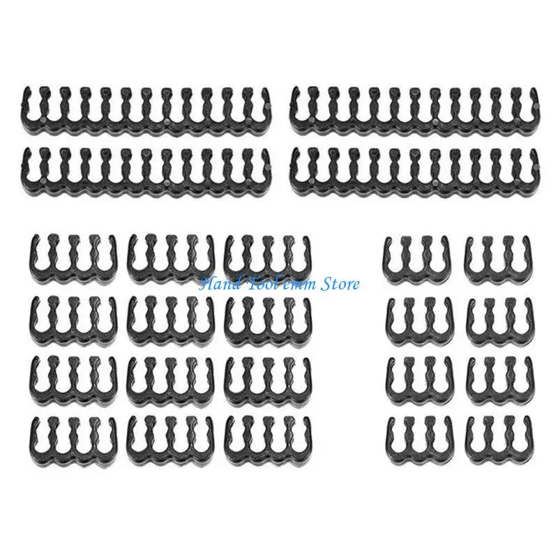 H37F 24 Pieces Set Cable Management Comb, Cable Organizers Manager Wire Comb for 3mm Cable Gesleeved Up to 3.4 mm/0.13inch
H37F 24 Pieces Set Cable Management Comb, Cable Organizers Manager Wire Comb for 3mm Cable Gesleeved Up to 3.4 mm/0.13inch