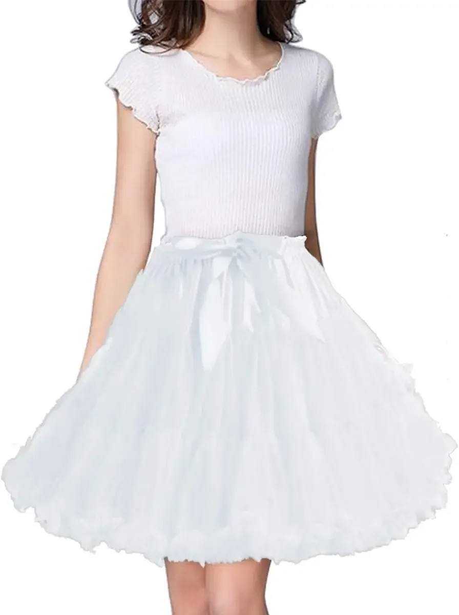 Petticoat Women Lolita Cosplay Petticoat A-Line Puffy Tutu Skirt Layered Ballet Pettiskirts Big Bowknot Underskirt
Petticoat Women Lolita Cosplay Petticoat A-Line Puffy Tutu Skirt Layered Ballet Pettiskirts Big Bowknot Underskirt
