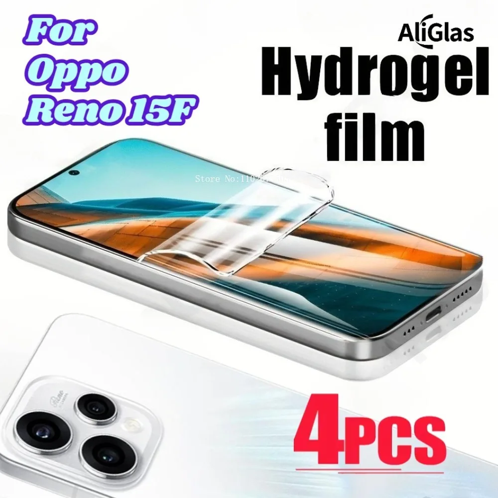 4Pcs Compatible for OPPO Reno 15 F Hydrogel Front Film High-Definition Scratch Resistance For Reno 15F Not Tempered Glass Film
4Pcs Compatible for OPPO Reno 15 F Hydrogel Front Film High-Definition Scratch Resistance For Reno 15F Not Tempered Glass Film