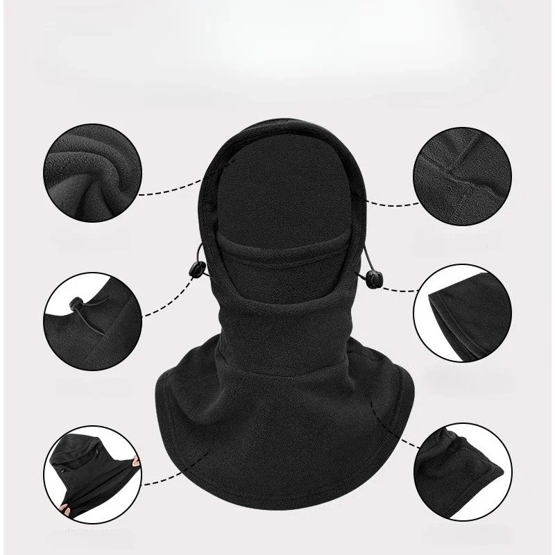 Thermal Windproof Balaclava Fleece Lined Face Cover Cold Weather Gear Face Mask Headgear for Skiing/Snowboard/Motorcycle Riding
Thermal Windproof Balaclava Fleece Lined Face Cover Cold Weather Gear Face Mask Headgear for Skiing/Snowboard/Motorcycle Riding