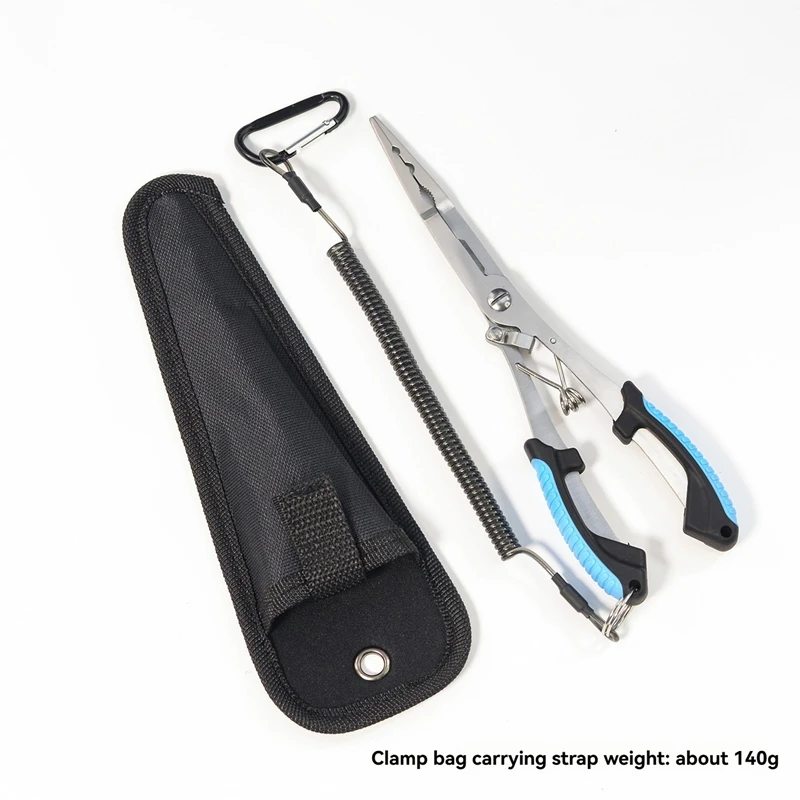 Multi-functional Fishing Pliers With Rope And Storage Bag 22cm Straight Handle Long-nose Fishing Line Scissors Fishing Tools
Multi-functional Fishing Pliers With Rope And Storage Bag 22cm Straight Handle Long-nose Fishing Line Scissors Fishing Tools