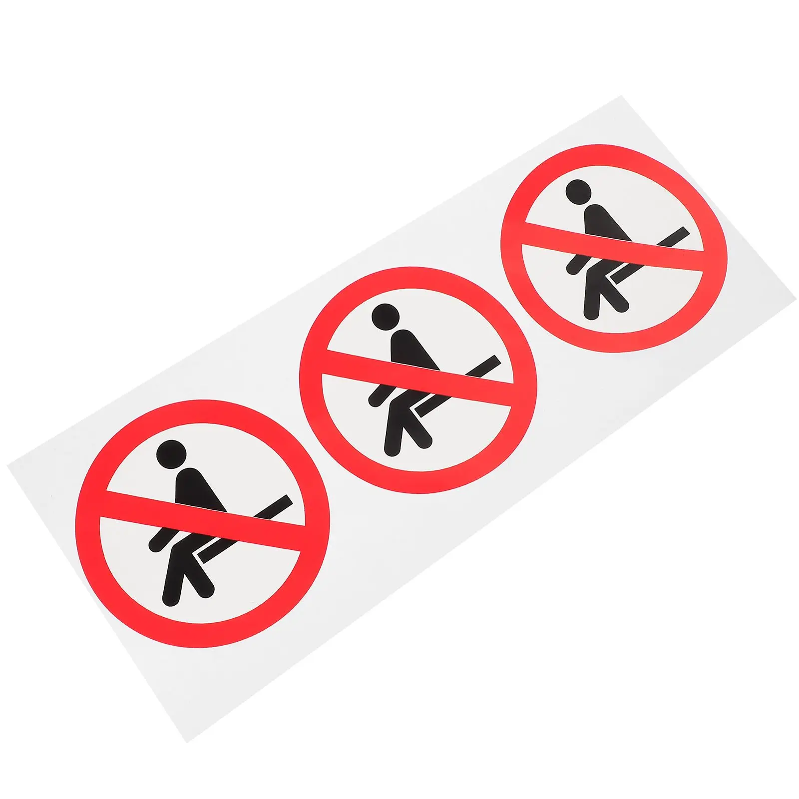 3PCS Safety Warning Stickers No Sit Decals 8x8cm PVC Self Adhesive Traffic Signs for Factory Warehouse Promote Safety
3PCS Safety Warning Stickers No Sit Decals 8x8cm PVC Self Adhesive Traffic Signs for Factory Warehouse Promote Safety