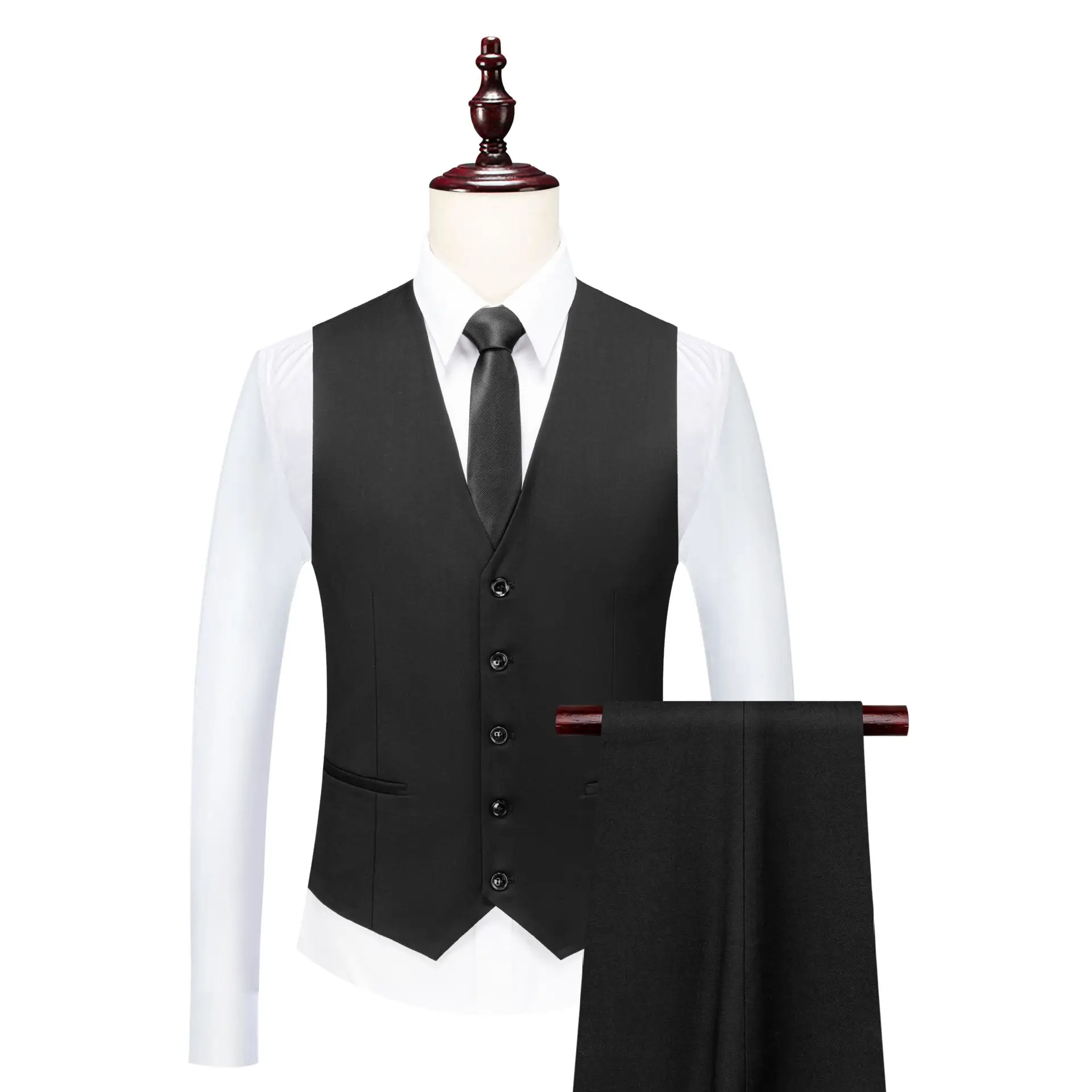 KIDWHXR Man Vest Set Single-breasted V-neck Tie Waistcoat Male Straight-leg Pant Men Slim Simple Solid Color 2-piece Outfit
KIDWHXR Man Vest Set Single-breasted V-neck Tie Waistcoat Male Straight-leg Pant Men Slim Simple Solid Color 2-piece Outfit