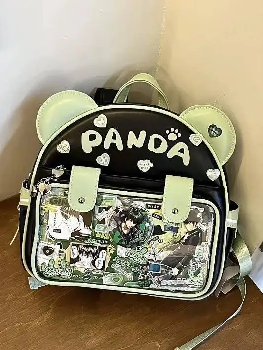Bloom Versatile Panda Transparent Ita Bag Student 2025 Sweet Cute Anime Mini Backpack Girls Haruku Kawaii Mochila Aesthetic
Bloom Versatile Panda Transparent Ita Bag Student 2025 Sweet Cute Anime Mini Backpack Girls Haruku Kawaii Mochila Aesthetic