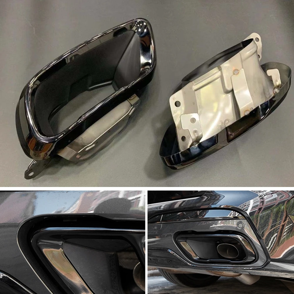 For BMW X5 X6 X7 M Sport 2019+ Titanium Black Car Rear Exhaust Muffler Pipe Tip Tail Air Outlet Vent Body Kit Tailpipe
For BMW X5 X6 X7 M Sport 2019+ Titanium Black Car Rear Exhaust Muffler Pipe Tip Tail Air Outlet Vent Body Kit Tailpipe