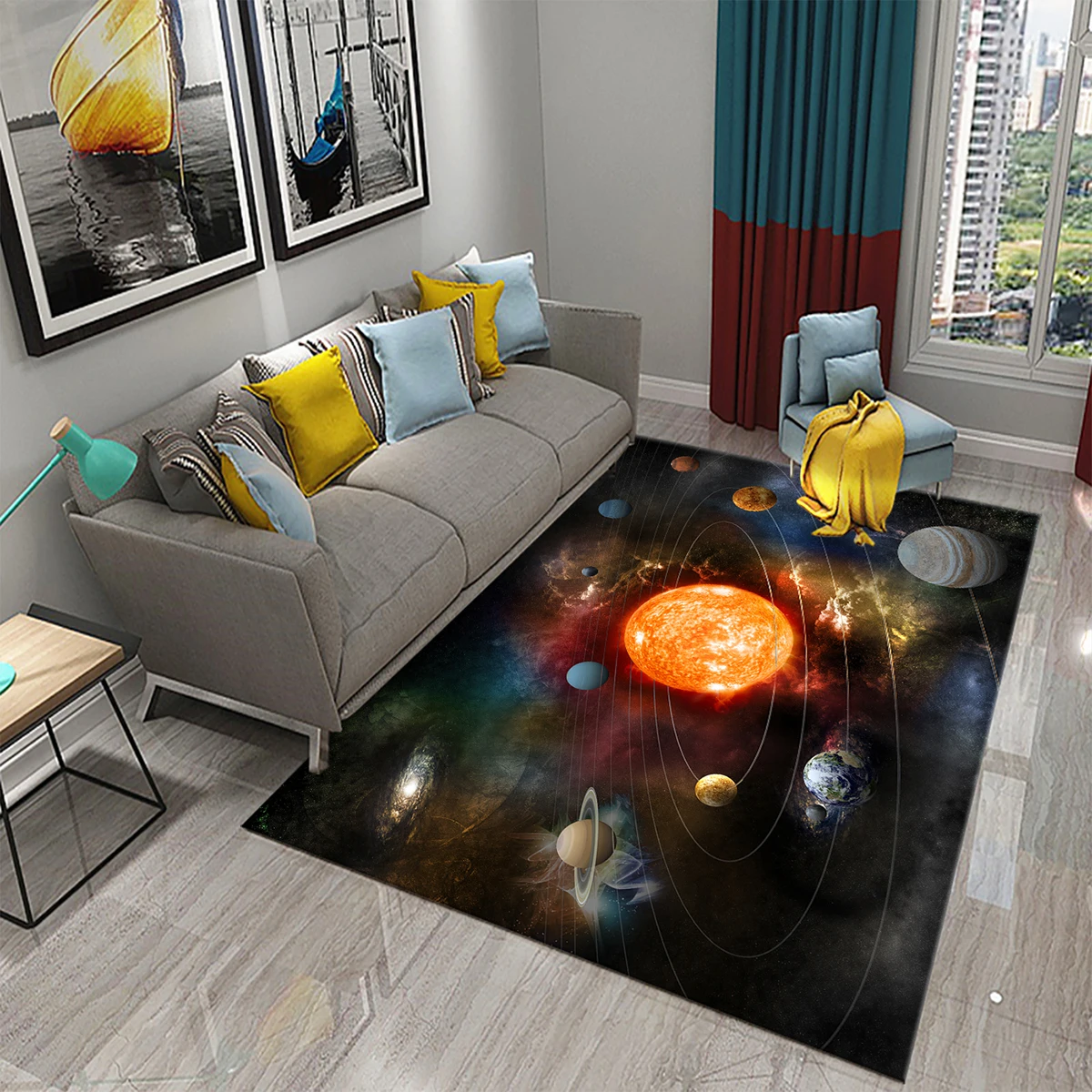 3D Planet Rug Children's Room Carpet Cartoon Universe Space Solar System Bedroom Bedside Mat for Boys Girls Kids Room Carpet
3D Planet Rug Children's Room Carpet Cartoon Universe Space Solar System Bedroom Bedside Mat for Boys Girls Kids Room Carpet