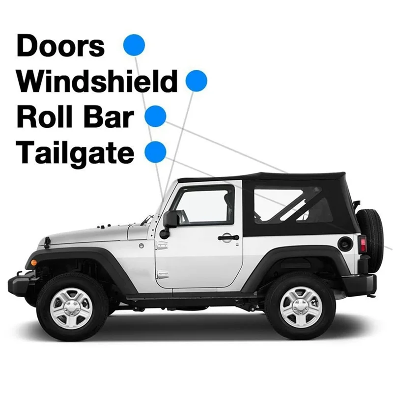 NEW-Torx Screws Bolts For Jeep Wrangler CJ YJ LJ TJ 1976-2006,Replacement For Doors, Windshield, Roll Bar, Tailgate, 60PCS
NEW-Torx Screws Bolts For Jeep Wrangler CJ YJ LJ TJ 1976-2006,Replacement For Doors, Windshield, Roll Bar, Tailgate, 60PCS