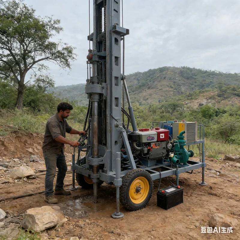 Customized Easy Operation Factory Direct Mini Portable Electric Water Well Drilling Rig Household Water Well Drilling Rig
Customized Easy Operation Factory Direct Mini Portable Electric Water Well Drilling Rig Household Water Well Drilling Rig