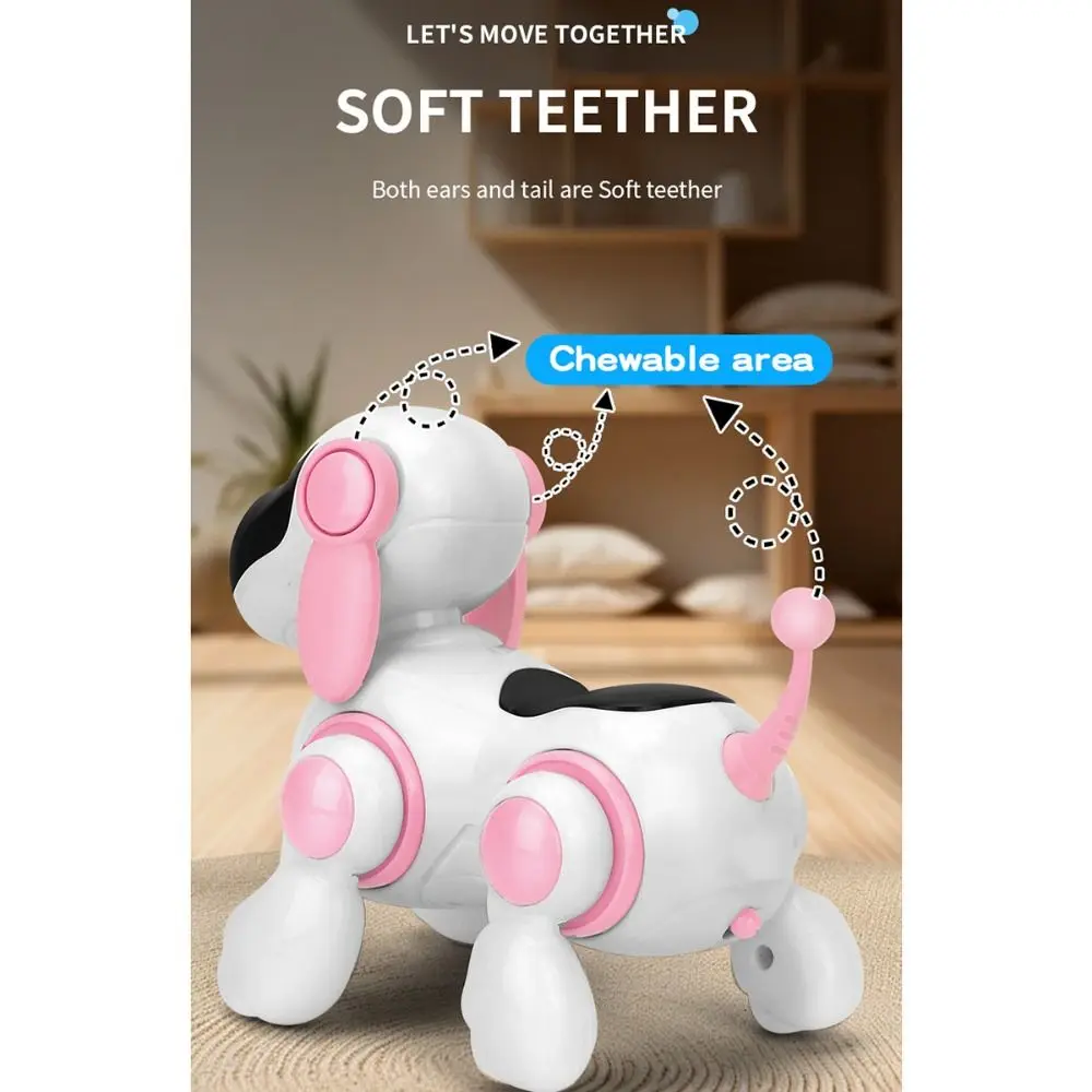 2024 Electronic Walking Dog Simulation Interactive Crawling Dog with Light and Music Early Education
2024 Electronic Walking Dog Simulation Interactive Crawling Dog with Light and Music Early Education