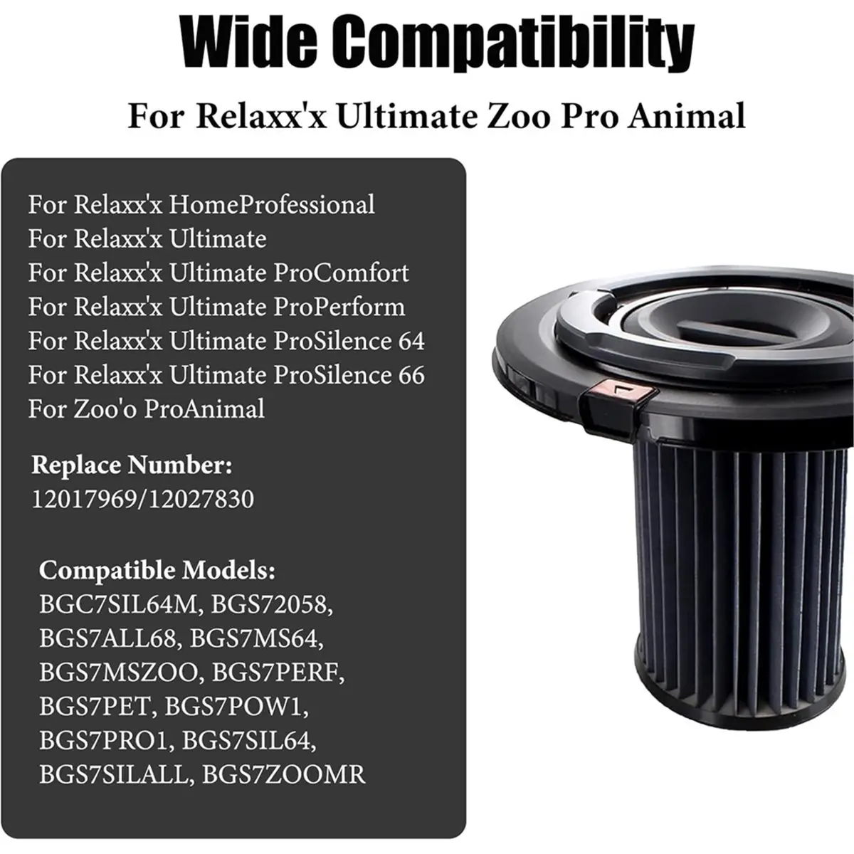 N18R 12017969 Filter Replacement for Ultimate Zoo Pro Animal 00708278 708278 Vacuum Cleaner Parts Washable HEPA Filter
N18R 12017969 Filter Replacement for Ultimate Zoo Pro Animal 00708278 708278 Vacuum Cleaner Parts Washable HEPA Filter
