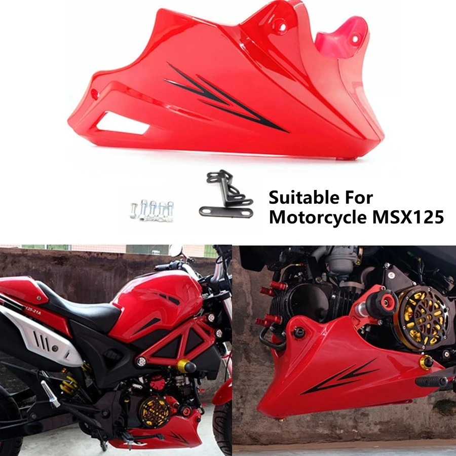 Lower Fairing Engine Belly Pan Cover For Honda MSX125 YinGang YG125-21A Mini Monster Motorcycle Modified Parts
Lower Fairing Engine Belly Pan Cover For Honda MSX125 YinGang YG125-21A Mini Monster Motorcycle Modified Parts