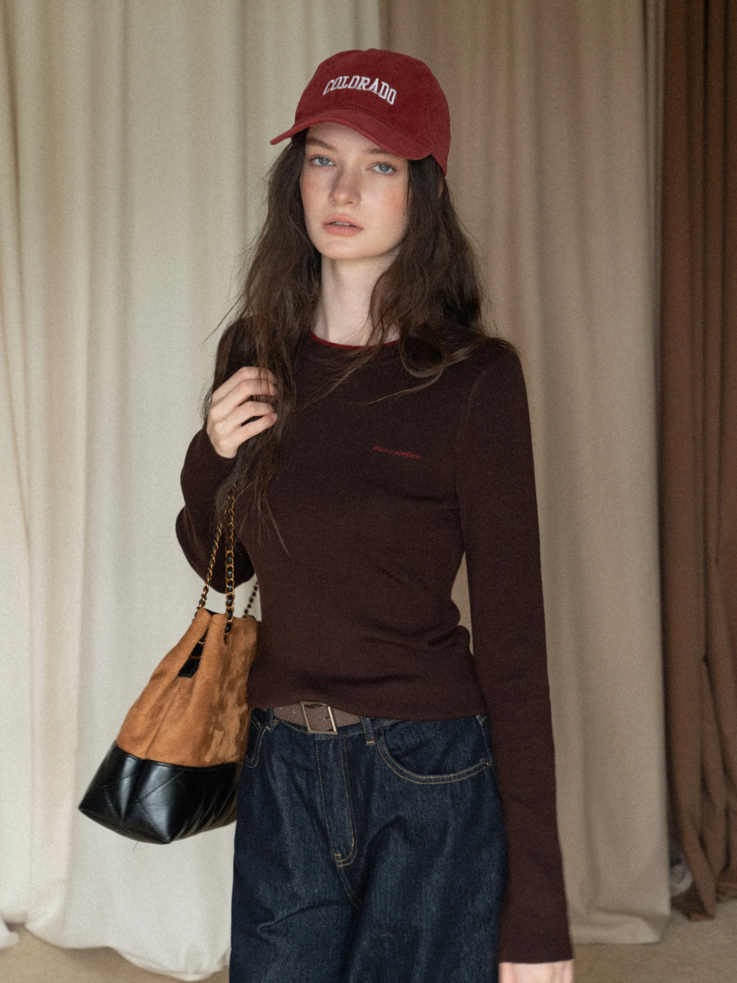 Slim Fit Knitted Sweater with Embroidered Letter round Ne Long Sve ort Sle Inner Wear for Women EGGKA Color Blo De...
Slim Fit Knitted Sweater with Embroidered Letter round Ne Long Sve ort Sle Inner Wear for Women EGGKA Color Blo De...