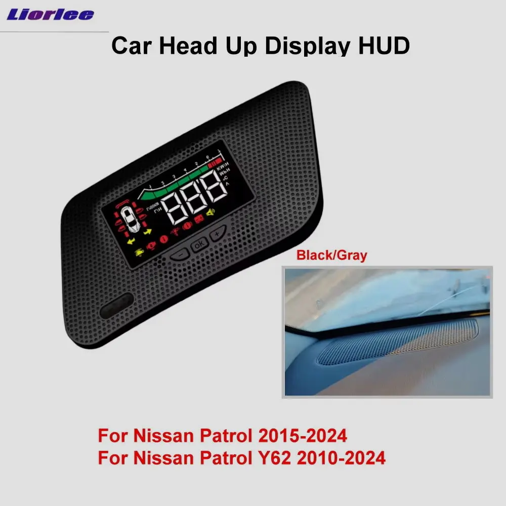 For Nissan Patrol Y62 Armada 2010-2024 Car Head Up Display LED HUD Windshield Projector Speed Meter Water Temp Voltage Alarm
For Nissan Patrol Y62 Armada 2010-2024 Car Head Up Display LED HUD Windshield Projector Speed Meter Water Temp Voltage Alarm