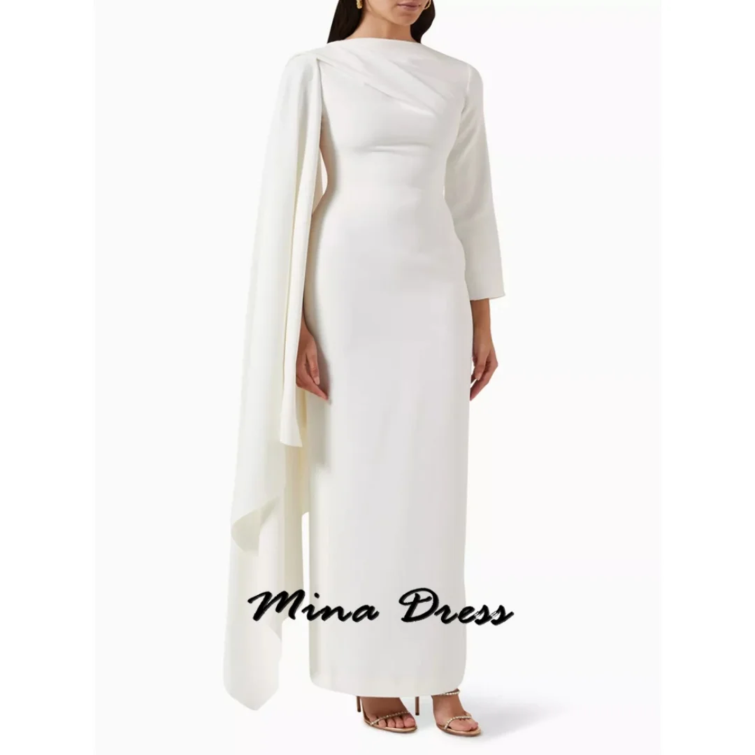 Mina Customized Round Neck Slit Back Shawl Tight Elegant Formal Dresses for Women Evening Dress Es Gala Dresses 2024 Ball Gowns
Mina Customized Round Neck Slit Back Shawl Tight Elegant Formal Dresses for Women Evening Dress Es Gala Dresses 2024 Ball Gowns