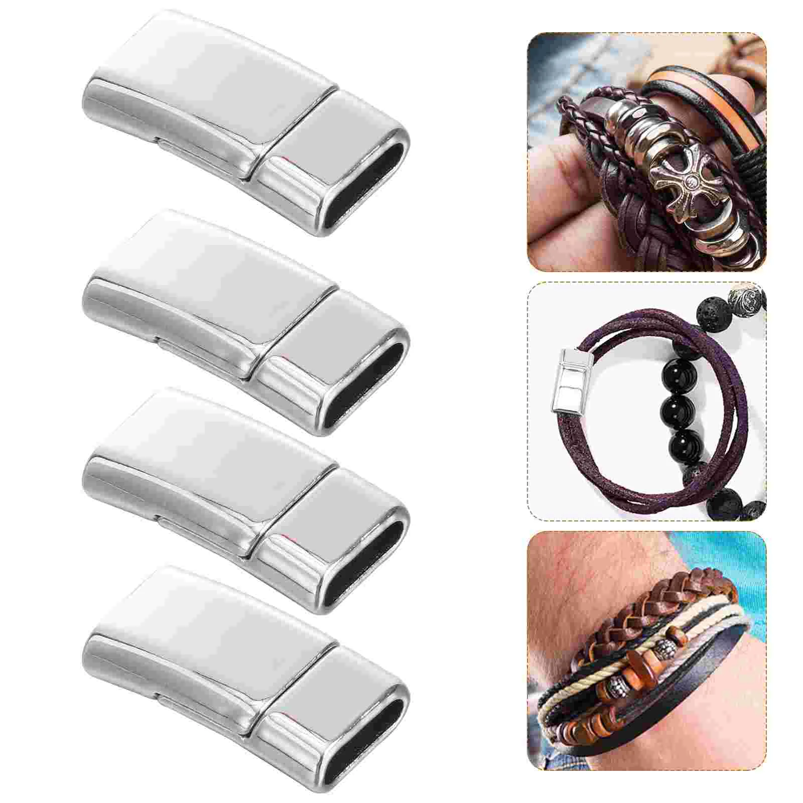 20PCS Magnetic Clasps Silver Jewelry Cord Connectors Bracelet Buckle Accessories Lightweight Strong Hold Perfect Fit
20PCS Magnetic Clasps Silver Jewelry Cord Connectors Bracelet Buckle Accessories Lightweight Strong Hold Perfect Fit