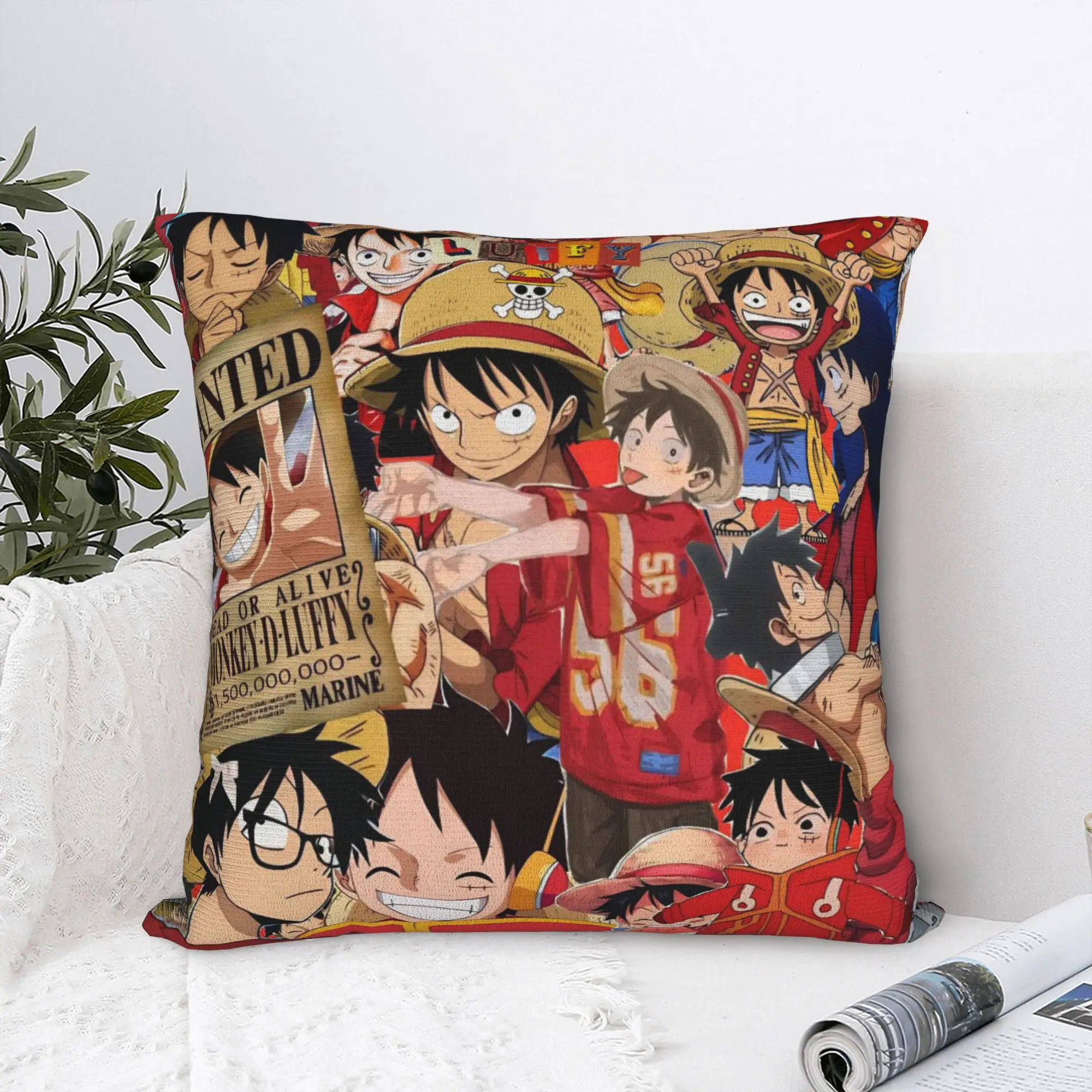 Luffy Anime Throw Pillow Cover Polyester Cushions for Sofa Vintage Cushion Covers
Luffy Anime Throw Pillow Cover Polyester Cushions for Sofa Vintage Cushion Covers