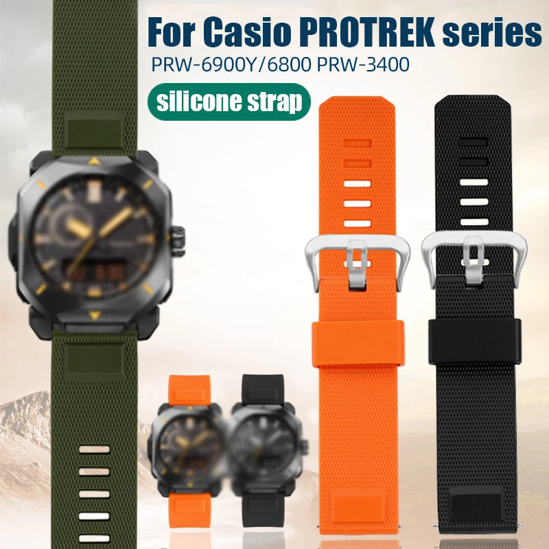 Ремешок силиконовый для Casio PRW-60/30/50/70YT PRW-6900Y/6800 лёгкий ремешок для часов Luminox Citizen Sport Resin, быстросъемный ремешок для часов 23 мм
Ремешок силиконовый для Casio PRW-60/30/50/70YT PRW-6900Y/6800 лёгкий ремешок для часов Luminox Citizen Sport Resin, быстросъемный ремешок для часов 23 мм