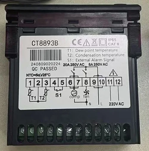 High Precision Air Compressor Temperature Controller CT8B93B Precise Temperature Control
High Precision Air Compressor Temperature Controller CT8B93B Precise Temperature Control