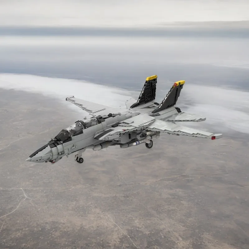 2052 шт. MOC Grumman F-14 Tomcat | 1:35 минифигура, масштабная технология, креативная детская кирпичная игрушка, здание на день рождения, праздничный подарок, блоки
2052 шт. MOC Grumman F-14 Tomcat | 1:35 минифигура, масштабная технология, креативная детская кирпичная игрушка, здание на день рождения, праздничный подарок, блоки