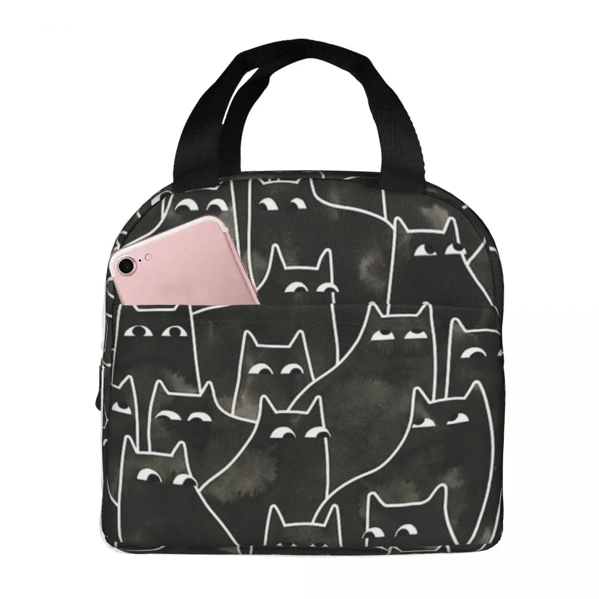 Suspicious Cats Lunch Bags Insulated Bento Box Portable Lunch Tote Resuable Picnic Bags Cooler Thermal Bag for Woman Girl Work
Suspicious Cats Lunch Bags Insulated Bento Box Portable Lunch Tote Resuable Picnic Bags Cooler Thermal Bag for Woman Girl Work