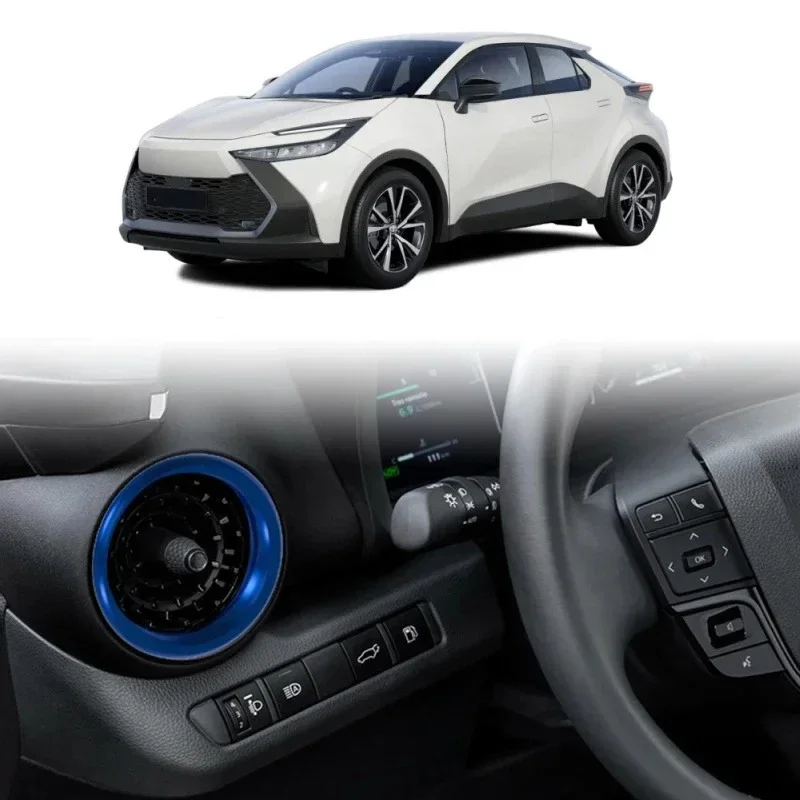 ABS Side Front dashboard Air Condition Outlet Cover left right AC Vent Trim Interior Accessories For Toyota CHR C-HR 2024 2025
ABS Side Front dashboard Air Condition Outlet Cover left right AC Vent Trim Interior Accessories For Toyota CHR C-HR 2024 2025