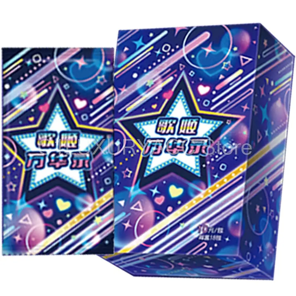 Goddess Story Singer Women Collection Cards Anime Sexy Girl Singing Concert TGP Transparent Glass Flash Cards Game Toys Gifts
Goddess Story Singer Women Collection Cards Anime Sexy Girl Singing Concert TGP Transparent Glass Flash Cards Game Toys Gifts