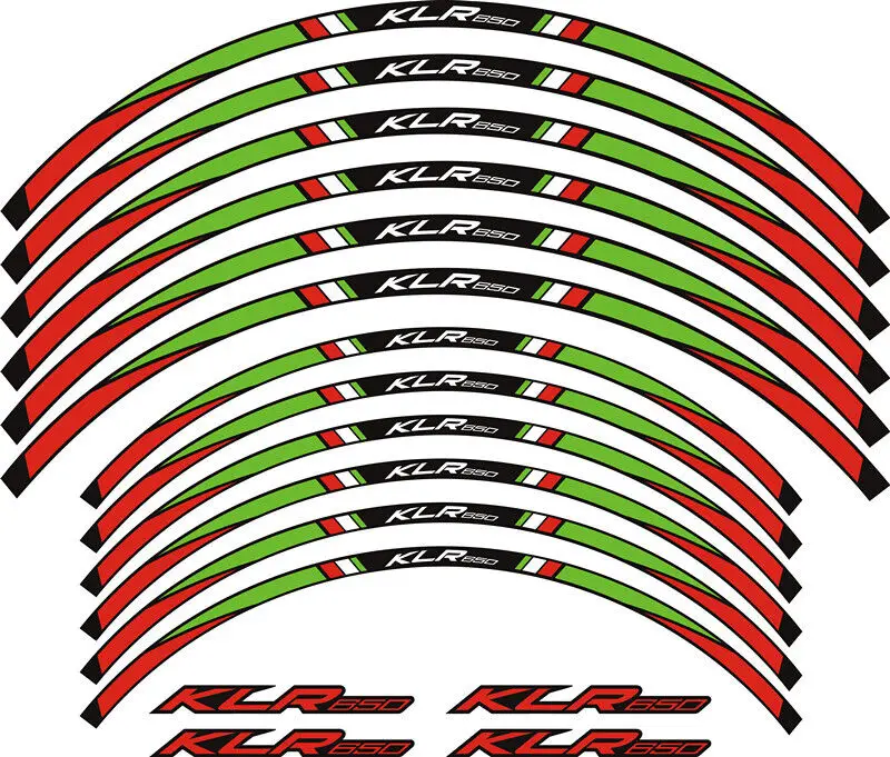 KLR LOGO Motorbike Auto Decals Reflective Outer Tire Motocross Rim Stickers Wheels Decal Tape For KAWASAKI KLR650 KLR 650
KLR LOGO Motorbike Auto Decals Reflective Outer Tire Motocross Rim Stickers Wheels Decal Tape For KAWASAKI KLR650 KLR 650