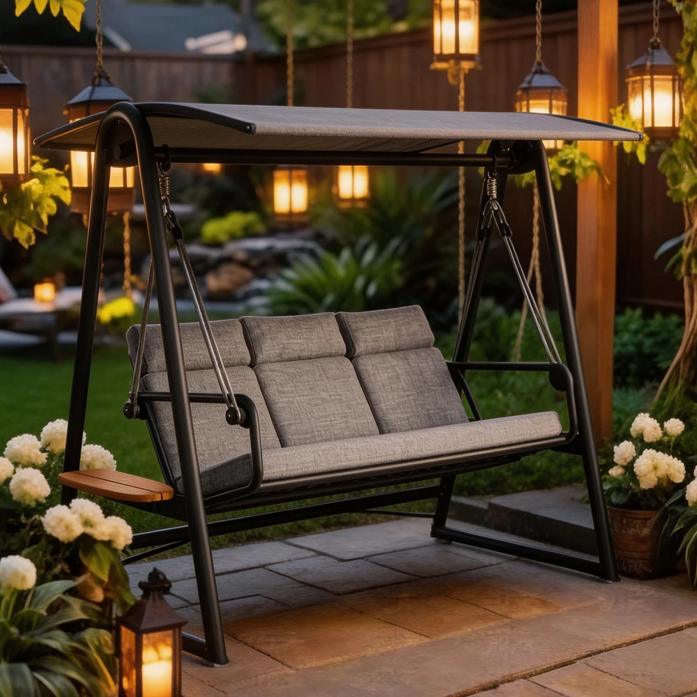 sr-Hotel Outdoor Garden Furniture Patio Swings Backyard Top Sunshade Stand Hanging Chair Resort Swinging Chair!
sr-Hotel Outdoor Garden Furniture Patio Swings Backyard Top Sunshade Stand Hanging Chair Resort Swinging Chair!
