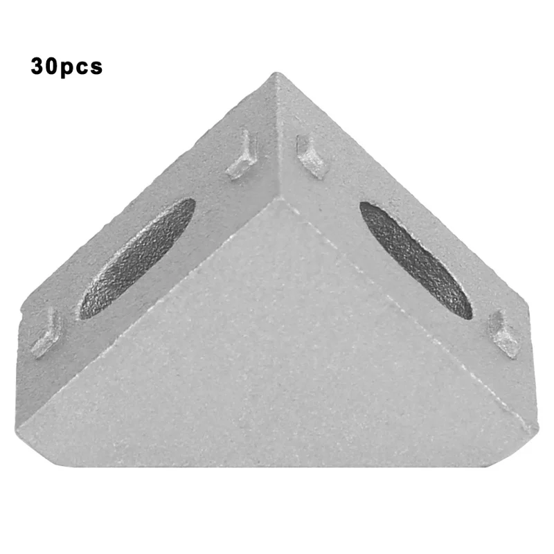 30Pcs Aluminum Corner Bracket 2 Holes Right Angle L Type For 2020 Aluminum Profile
30Pcs Aluminum Corner Bracket 2 Holes Right Angle L Type For 2020 Aluminum Profile