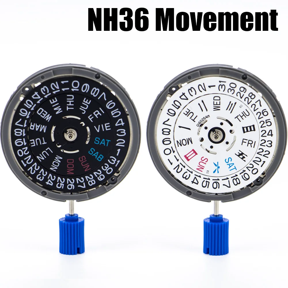 NH36 Movement Crown At 3 3.8 NH36A With Date Day Week Self-winding Automatic For S Watch Skx007 Mod Replacement Part DIY
NH36 Movement Crown At 3 3.8 NH36A With Date Day Week Self-winding Automatic For S Watch Skx007 Mod Replacement Part DIY