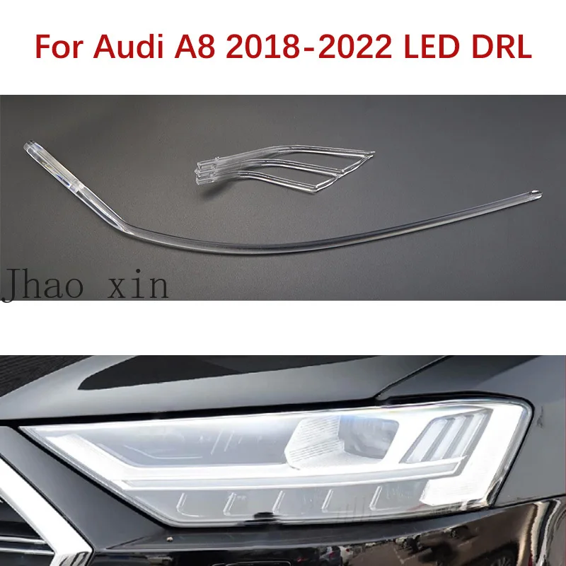 Car Headlights DRL Light Guide Strip White Light Ballast Module Angel Eye Guide Lamp Tube for Audi A8 18-2022 LED Automotive DRL
Car Headlights DRL Light Guide Strip White Light Ballast Module Angel Eye Guide Lamp Tube for Audi A8 18-2022 LED Automotive DRL