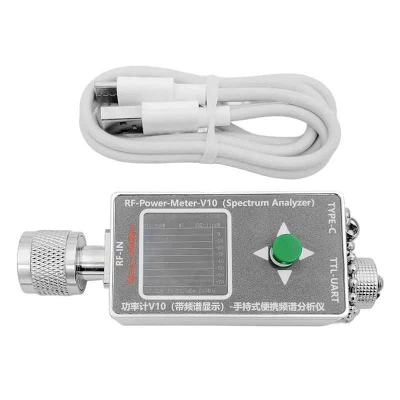 Измеритель мощности ВЧ-сигналов AT14 35МГц-4.4ГГц N-типа V10 с анализатором спектра и дисплеем, детектор мощности с аттенюатором -70-+30дБм для связи и ЭМС-тестирования
Измеритель мощности ВЧ-сигналов AT14 35МГц-4.4ГГц N-типа V10 с анализатором спектра и дисплеем, детектор мощности с аттенюатором -70-+30дБм для связи и ЭМС-тестирования