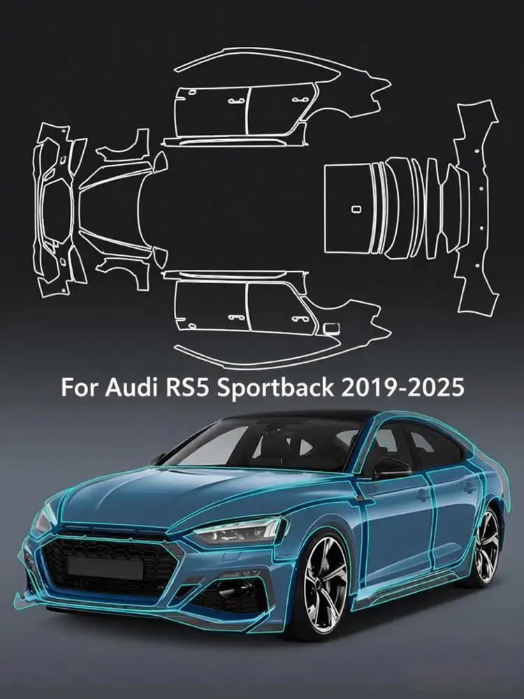 8.5Mil TPU Bumper Paint Protection Film For Audi RS5 Sportback 2019-2025 Pre-cut PPF Clear Bra Car Body Anti-Scratch Resistant
8.5Mil TPU Bumper Paint Protection Film For Audi RS5 Sportback 2019-2025 Pre-cut PPF Clear Bra Car Body Anti-Scratch Resistant