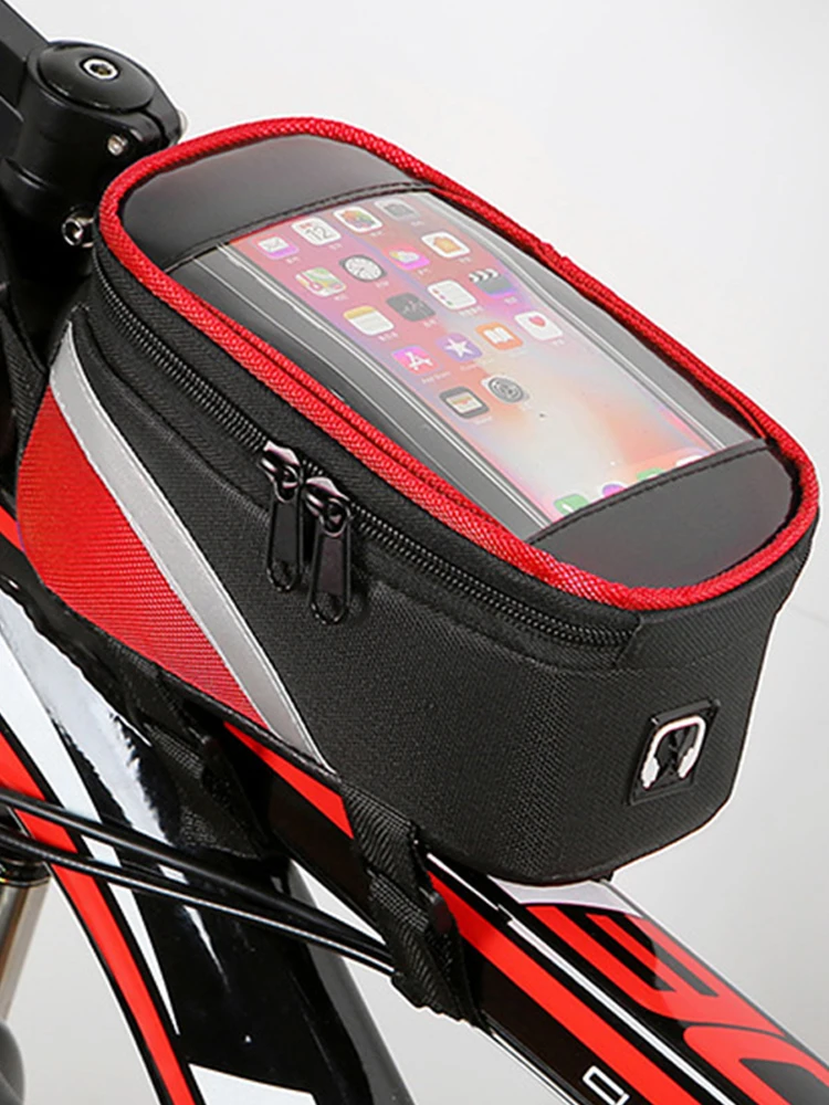 Reflective MTB Mountain Bike Bag Front Top Tube Touch Screen Mobile Phone Holder Case Cycling Riding Equipment
Reflective MTB Mountain Bike Bag Front Top Tube Touch Screen Mobile Phone Holder Case Cycling Riding Equipment