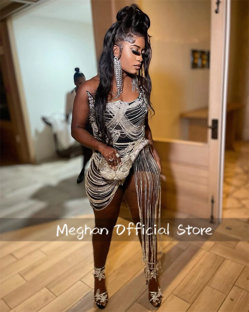 Sexy Black Tassel Short Prom Dresses Bead Birthday Dress Luxury 2024 Black Girl Strapless Mini Cocktail Homecoming Customized
Sexy Black Tassel Short Prom Dresses Bead Birthday Dress Luxury 2024 Black Girl Strapless Mini Cocktail Homecoming Customized