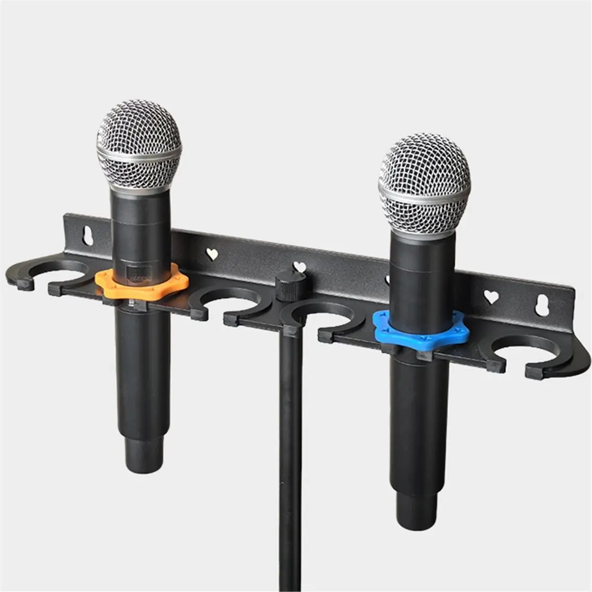 A10R Multi Microphone Holder Up to 4 Mics Portable Microphone Storage Stand Mic Stand Tray for Handheld Dynamic Wireless Mics
A10R Multi Microphone Holder Up to 4 Mics Portable Microphone Storage Stand Mic Stand Tray for Handheld Dynamic Wireless Mics