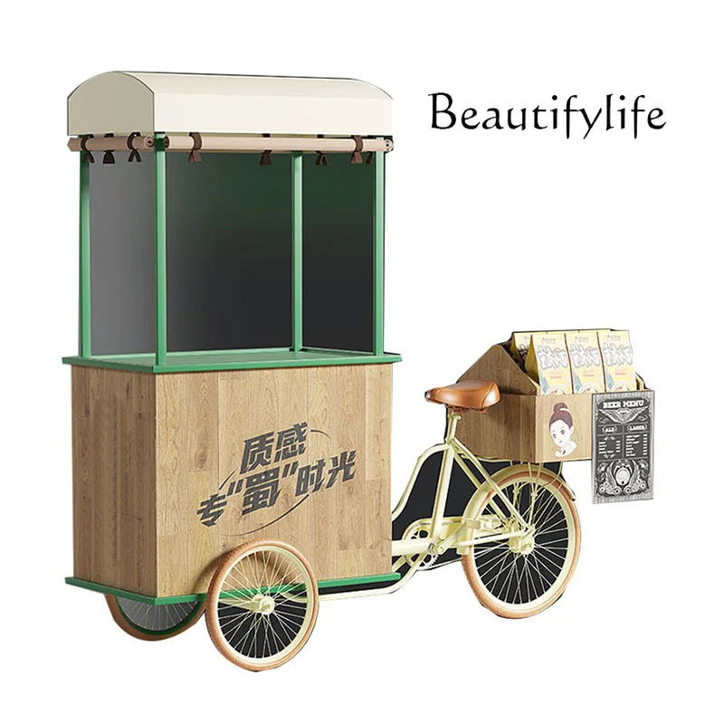 Outdoor promotion Cycling mobile coffee food truck stall shopping mall display ice cream dessert cabinet
Outdoor promotion Cycling mobile coffee food truck stall shopping mall display ice cream dessert cabinet