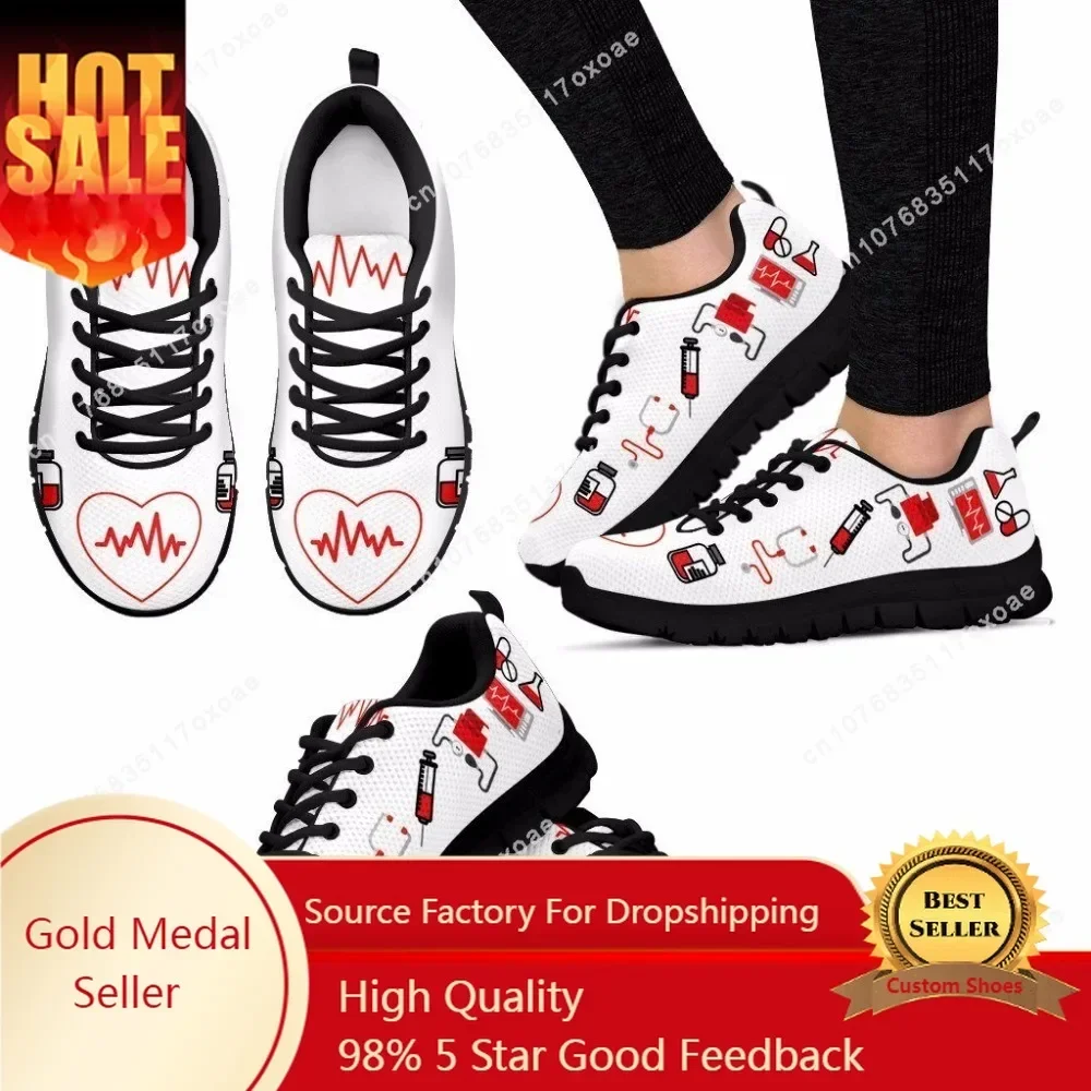 Shoes Women Flats Shoes Fashion Design Nurse Heart Print Casual Women's Sneakers Female Footwear Comfortable Zapatos New
Shoes Women Flats Shoes Fashion Design Nurse Heart Print Casual Women's Sneakers Female Footwear Comfortable Zapatos New
