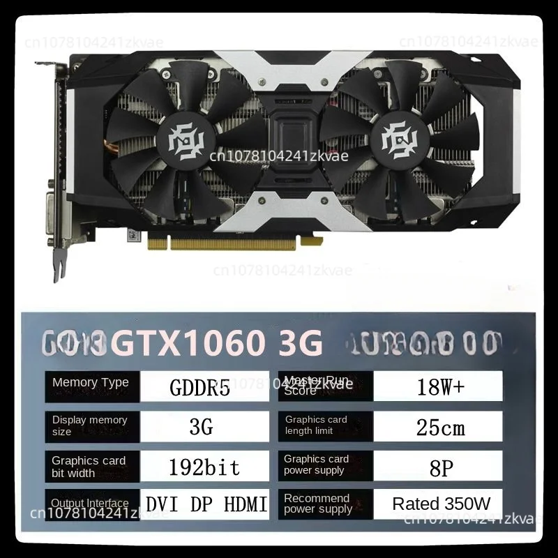 Оригинал для графической карты GTX1060 3 ГБ для серии игр видеокарты GPU PC 5 Гб 3 ГБ
Оригинал для графической карты GTX1060 3 ГБ для серии игр видеокарты GPU PC 5 Гб 3 ГБ