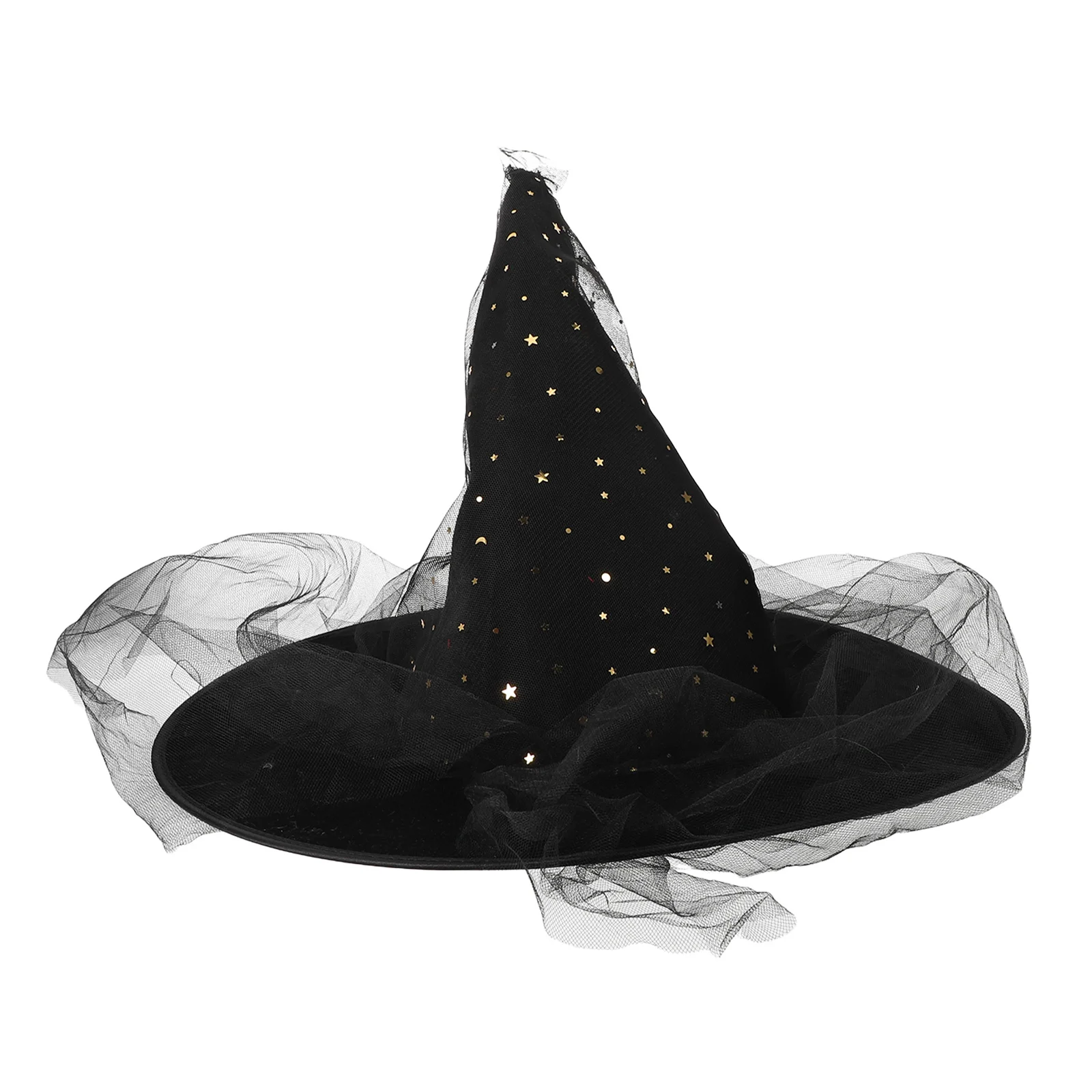 Large Mesh Wizard Hat Adult Unisex Pointed Cone Cap Halloween Carnival Party Decor Photo Prop Gothic Cosplay Headwear
Large Mesh Wizard Hat Adult Unisex Pointed Cone Cap Halloween Carnival Party Decor Photo Prop Gothic Cosplay Headwear