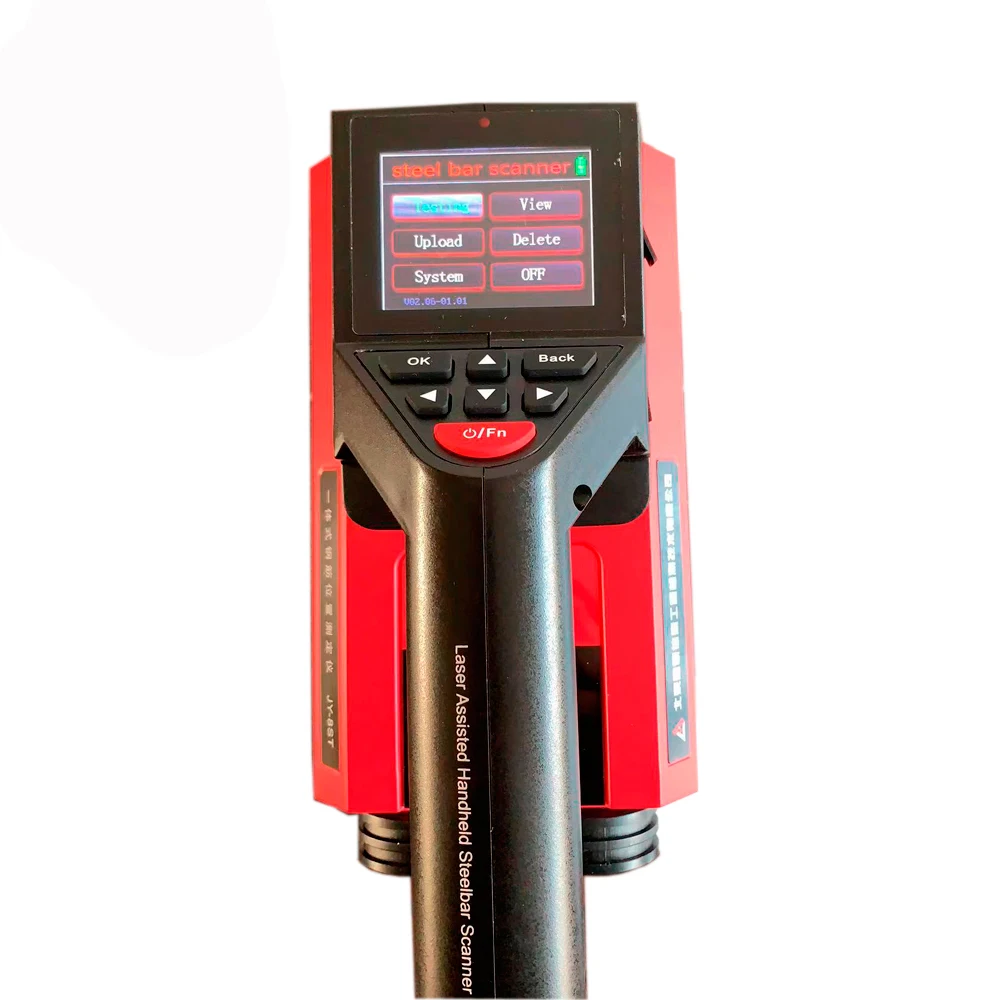 JY-8Sk Handheld Rebar Distance Tester High Precision Steel Bar Scanner JY-8SK can be Bluetooth Wireless Transmission
JY-8Sk Handheld Rebar Distance Tester High Precision Steel Bar Scanner JY-8SK can be Bluetooth Wireless Transmission