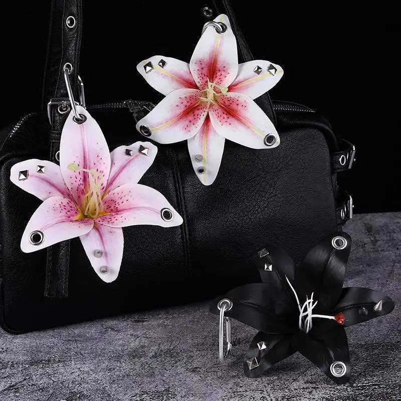 Handmade Lily Butterfly Orchid Flower Boho Bag Charm Personalized Floral Keychain Gifts Slow Fashion Bag Accessories for Women
Handmade Lily Butterfly Orchid Flower Boho Bag Charm Personalized Floral Keychain Gifts Slow Fashion Bag Accessories for Women