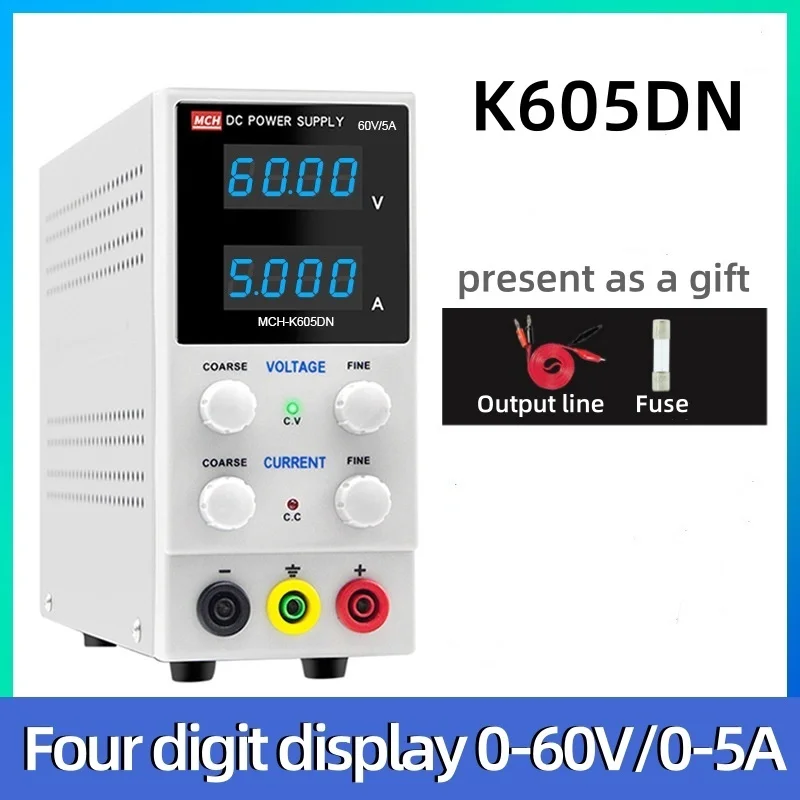 Регулируемый источник питания постоянного тока K605DN K3010D K305D, стабилизированный источник питания с постоянным напряжением и выходом тока, низкая пульсация, импульсный USB-источник питания
Регулируемый источник питания постоянного тока K605DN K3010D K305D, стабилизированный источник питания с постоянным напряжением и выходом тока, низкая пульсация, импульсный USB-источник питания