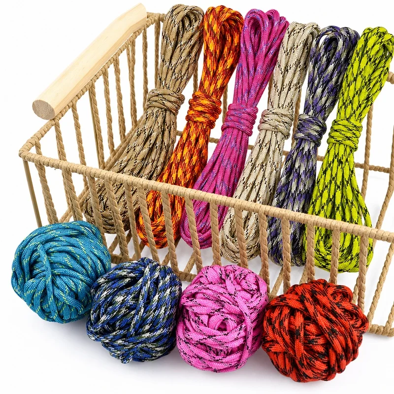 40M 5mm Lanyard Rope 7 Core Strand Cord Tent Outdoor Camping Woven Ropes Bag Decor Cords DIY Sewing Accessories
40M 5mm Lanyard Rope 7 Core Strand Cord Tent Outdoor Camping Woven Ropes Bag Decor Cords DIY Sewing Accessories